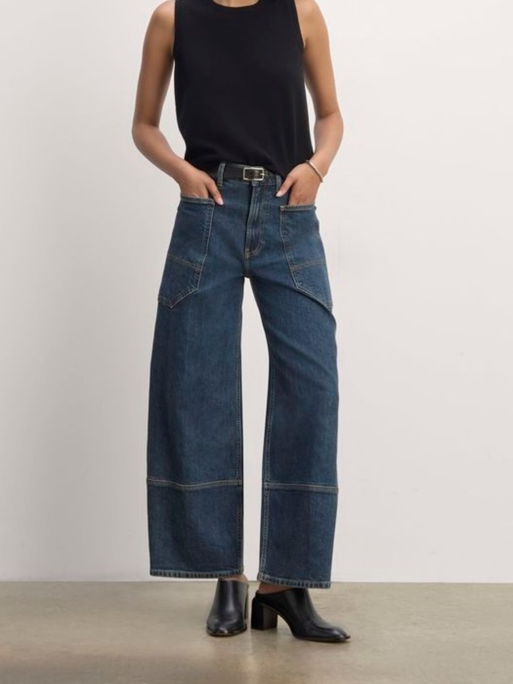 Everlane The Way-High Gardener Jean in Vintage Indigo